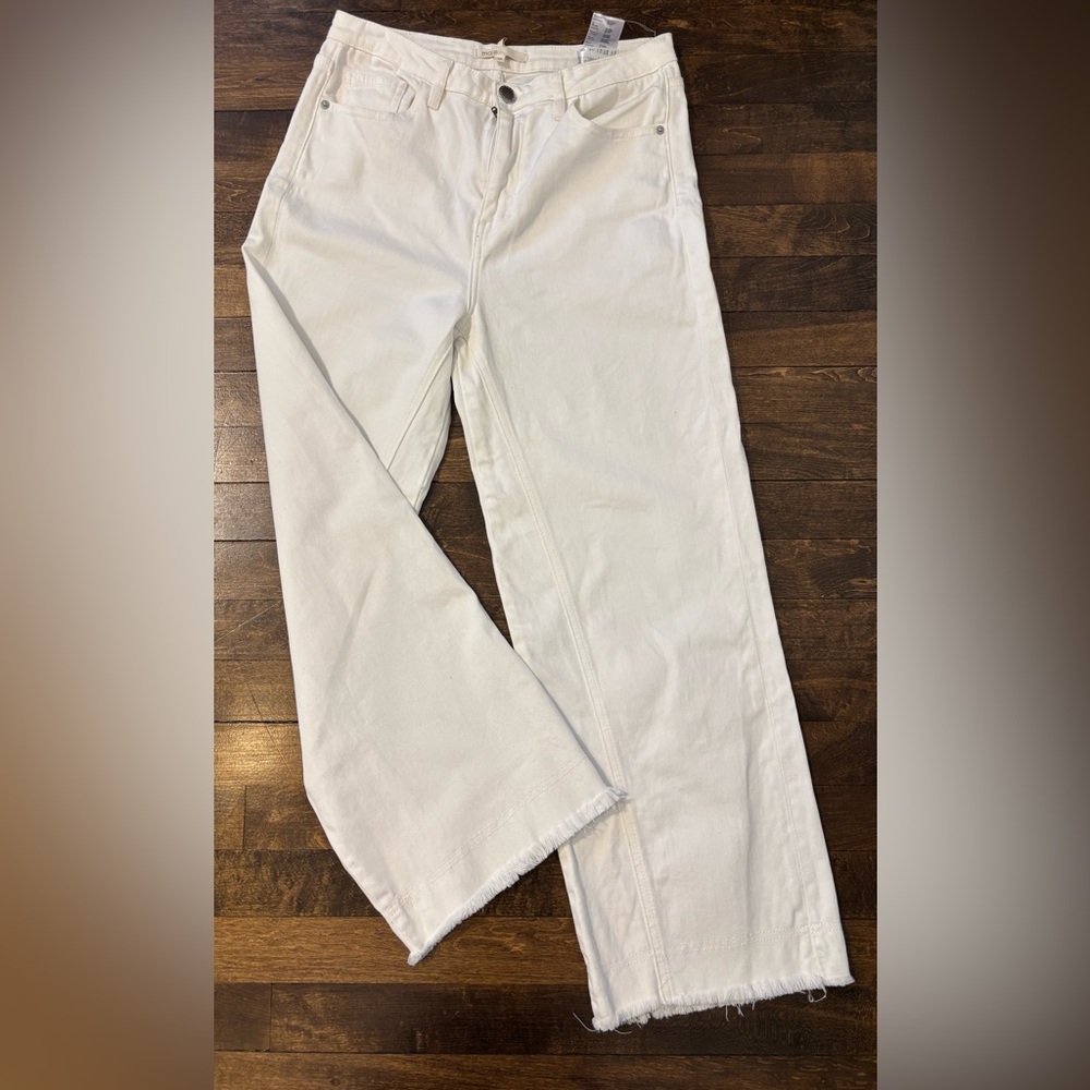 Maje White Wide-Leg jeans